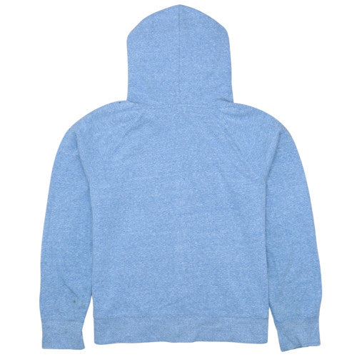 GAP Men Blue Full Zip Hoodie M Regular Fit Logo Sweatshirt