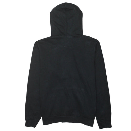 Puma Women's Black Gold Logo Pullover Hoodie Size L