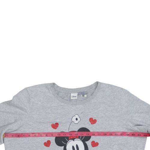 Disney Montego Women's Grey Minnie Mouse Sweatshirt XXL