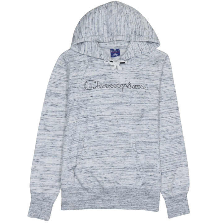 Champion Women’s Grey Pullover Hoodie Large Cotton Blend