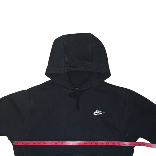 Nike Men's Black Pullover Hoodie M Regular Fit Fleece Sweatshirt
