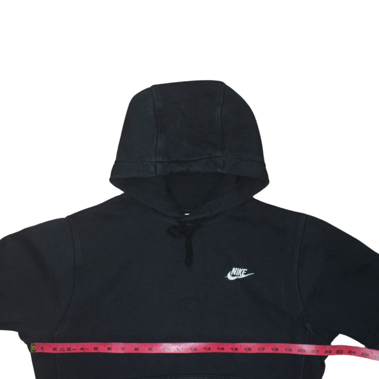 Nike Men's Black Pullover Hoodie M Regular Fit Fleece Sweatshirt