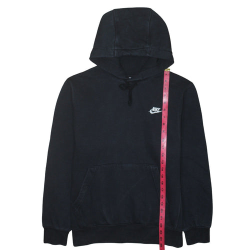 Nike Men's Black Pullover Hoodie M Regular Fit Fleece Sweatshirt