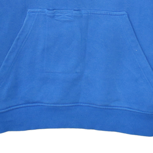 Adidas Mens Blue Hoodie Small Pullover Hooded Sweatshirt