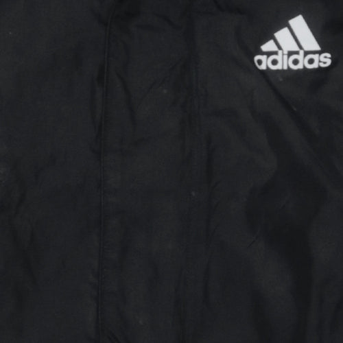 Adidas Men's Black XS Windbreaker Jacket Lightweight Activewear