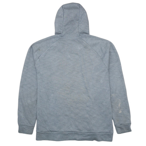 Nike Men's Grey XL Pullover Hoodie with Logo Print