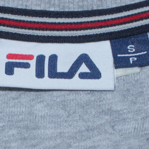 FILA Men's Grey Logo Pullover Sweatshirt Size S