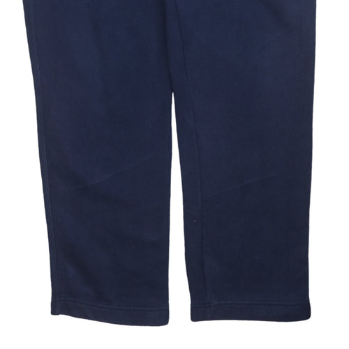 Nike Men's Blue Fleece Sweatpants L Regular Fit Casual Trousers