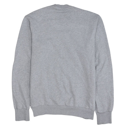 Adidas Mens Grey Graphic Logo Pullover Sweatshirt Size M