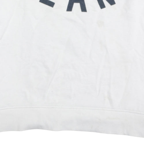 Tommy Jeans Men's White XL Pullover Graphic Sweatshirt