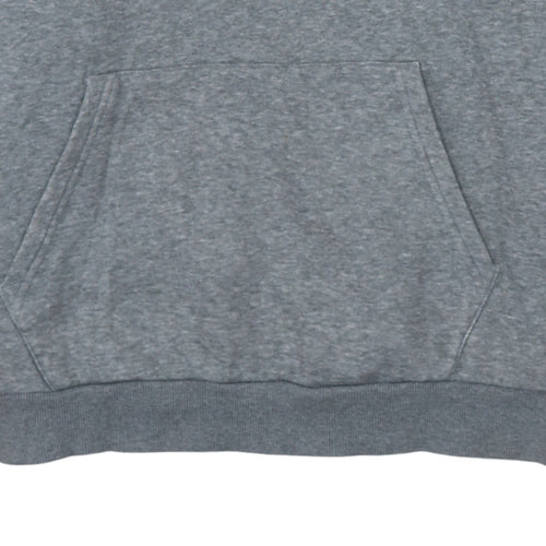 Puma Men's Grey Pullover Hoodie Size M Sports Fleece Sweatshirt