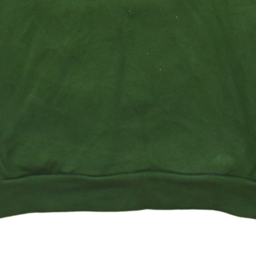 Puma Men’s Green Pullover Hoodie Small Graphic Sports Fleece