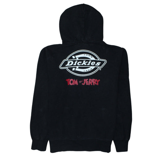 Dickies Men’s Black Pullover Hoodie S Tom and Jerry Graphic Fleece