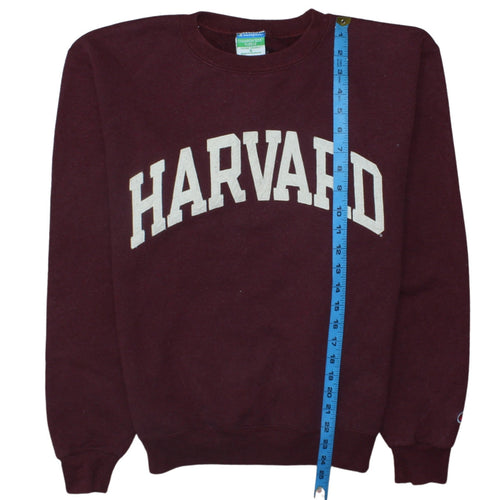 Champion Harvard Burgundy Women’s Small Pullover Sweatshirt Fleece