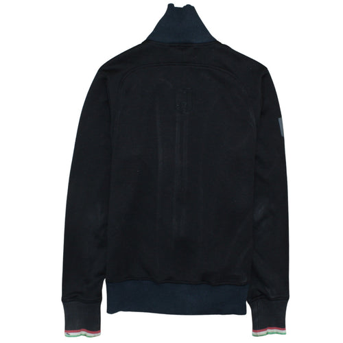 Puma Men's Black Track Jacket Size M Full Zip Lightweight Activewear
