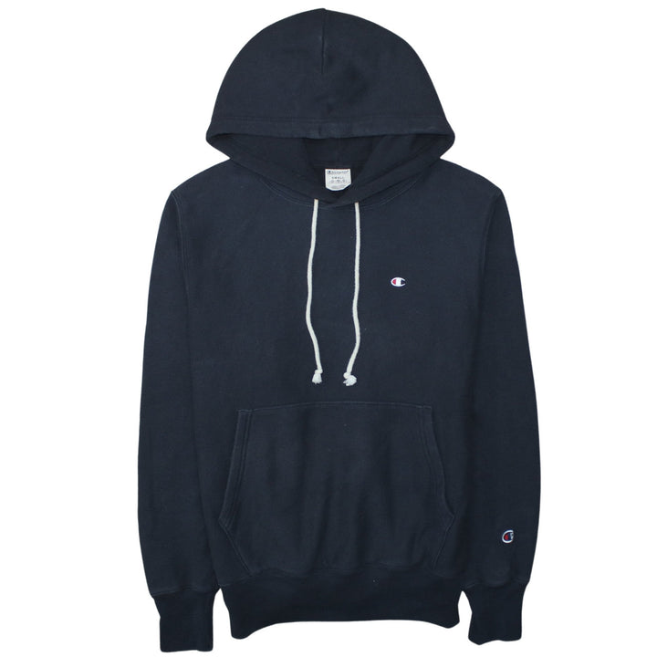 Champion Men's Black Pullover Hoodie Small Regular Fit Cotton Blend