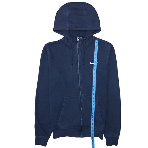 Nike Men's Blue Full Zip Hoodie Size S Fleece Sportswear