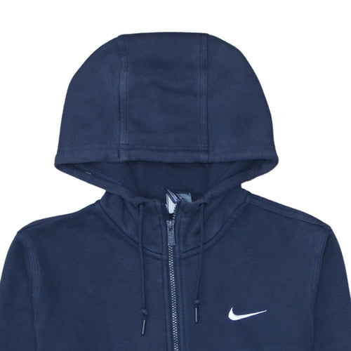 Nike Men's Blue Full Zip Hoodie Size S Fleece Sportswear