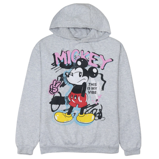 Disney Mickey & Friends Grey Teens Hoodie 14-15Y Graphic Print Pullover