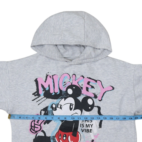 Disney Mickey & Friends Grey Teens Hoodie 14-15Y Graphic Print Pullover