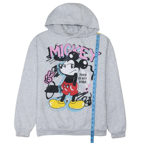 Disney Mickey & Friends Grey Teens Hoodie 14-15Y Graphic Print Pullover