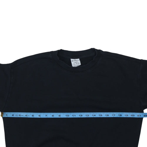 Champion Women's Black Large Pullover Crew Neck Sweatshirt