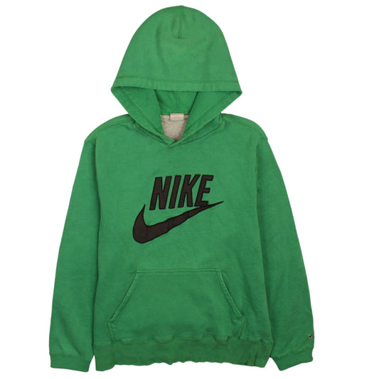 Nike Men's Green Pullover Hoodie L Sports Fleece Sweatshirt