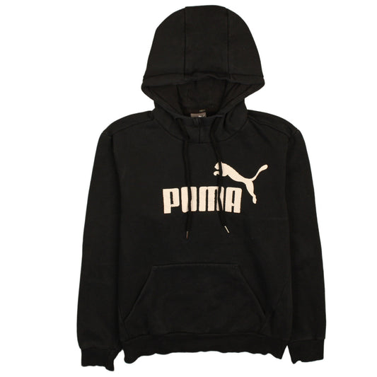 Puma Men's Black Pullover Hoodie Size S Sports Fleece Sweatshirt