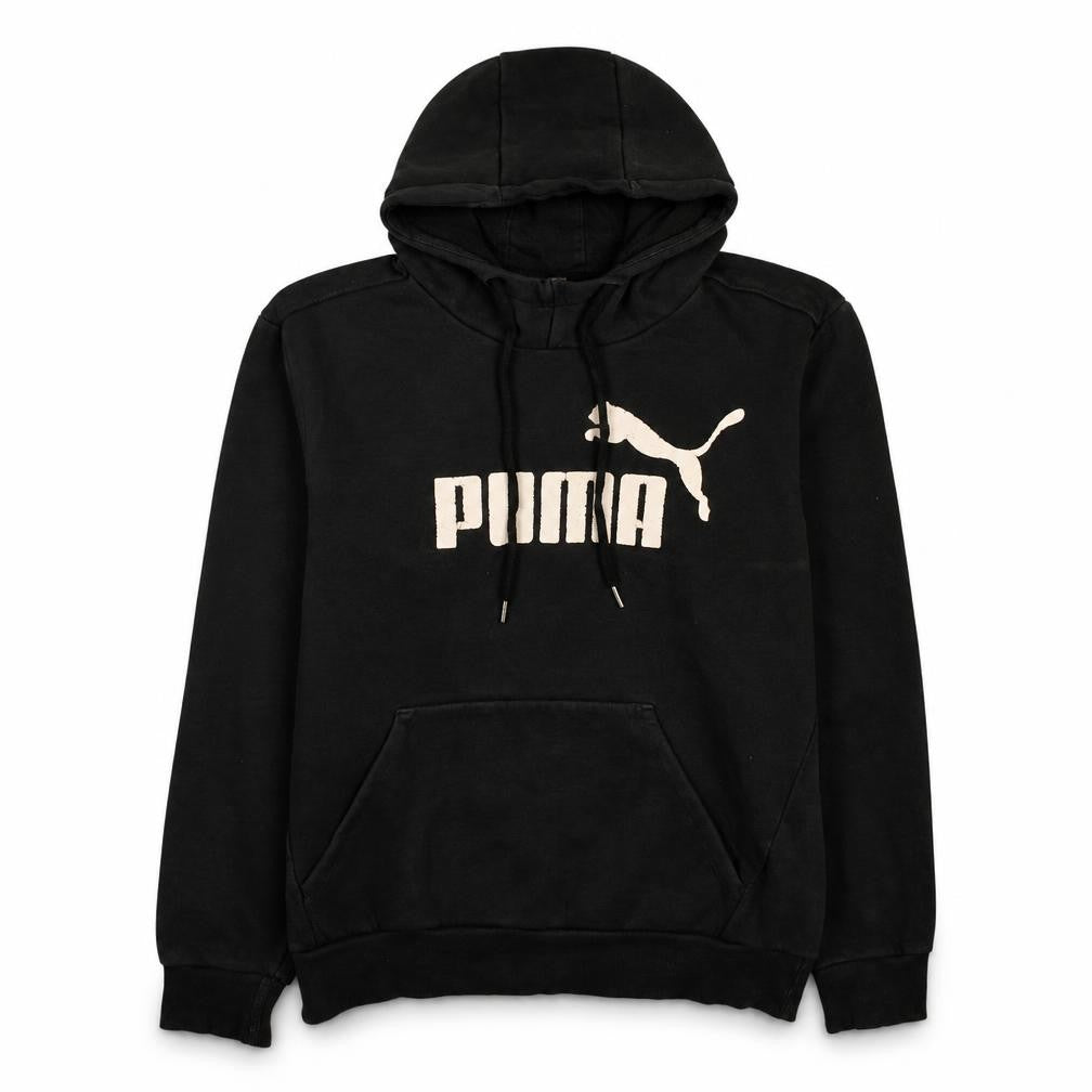 Puma Men's Black Pullover Hoodie Size S Sports Fleece Sweatshirt