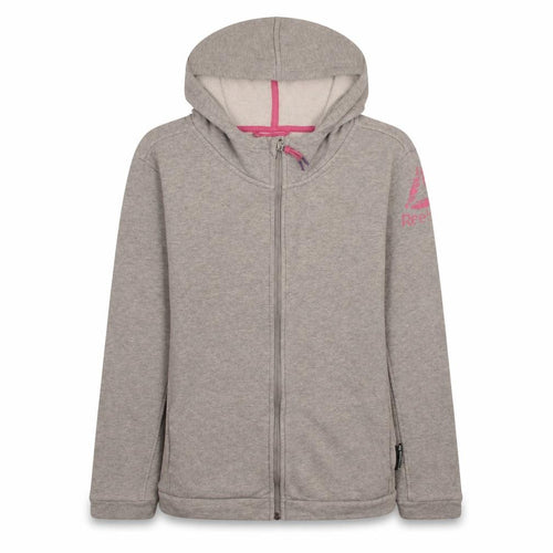 Reebok Girls Grey Full Zip Fleece Hoodie 13-14 Years