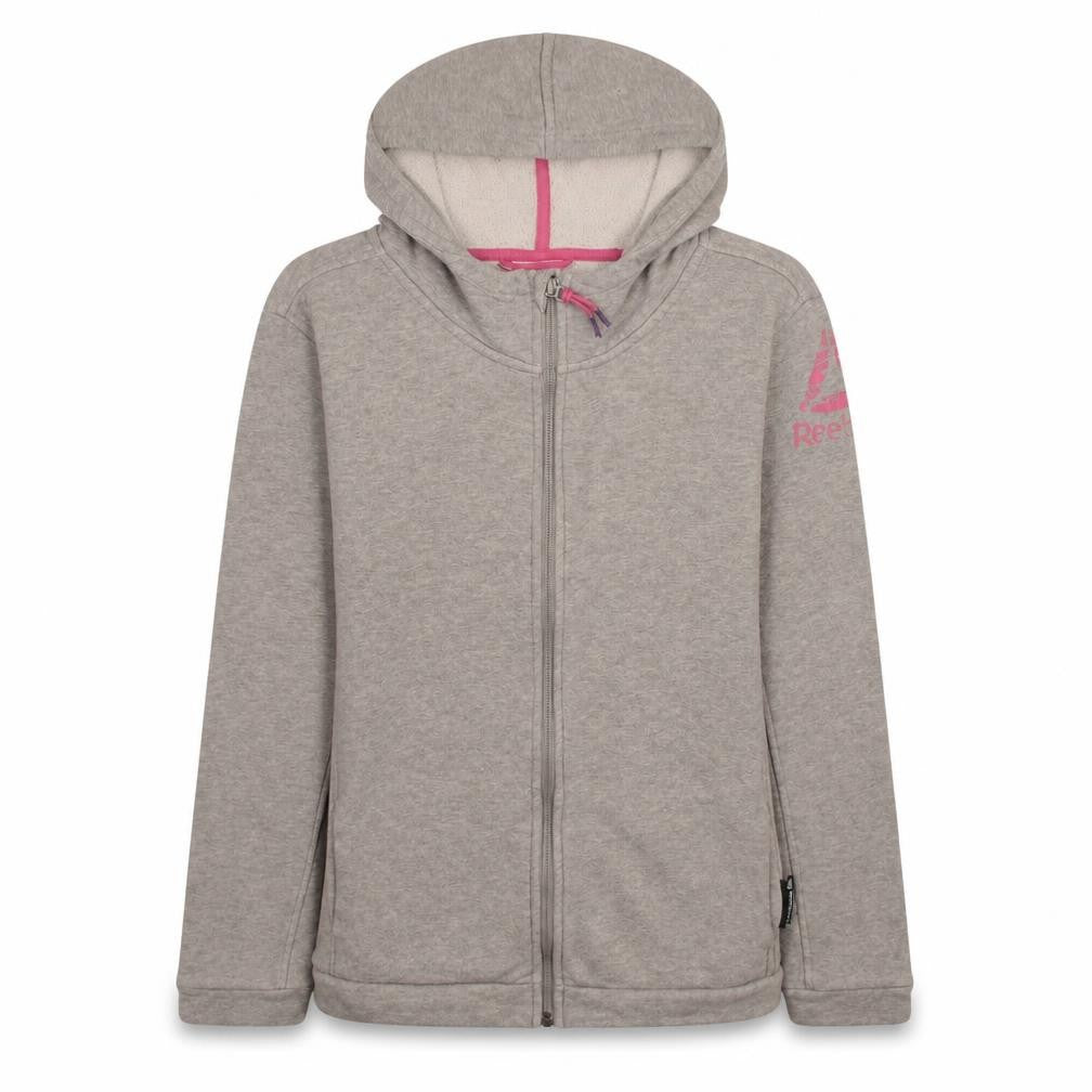Reebok Girls Grey Full Zip Fleece Hoodie 13-14 Years