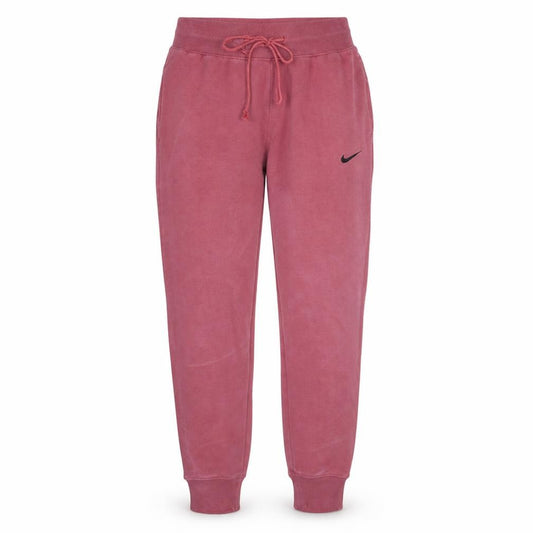 Front view of Nike women’s pink sweatpants joggers m cotton blend casual