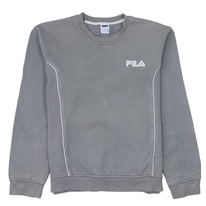 FILA Men's Grey Crew Neck Sweatshirt Size S Casual Pullover
