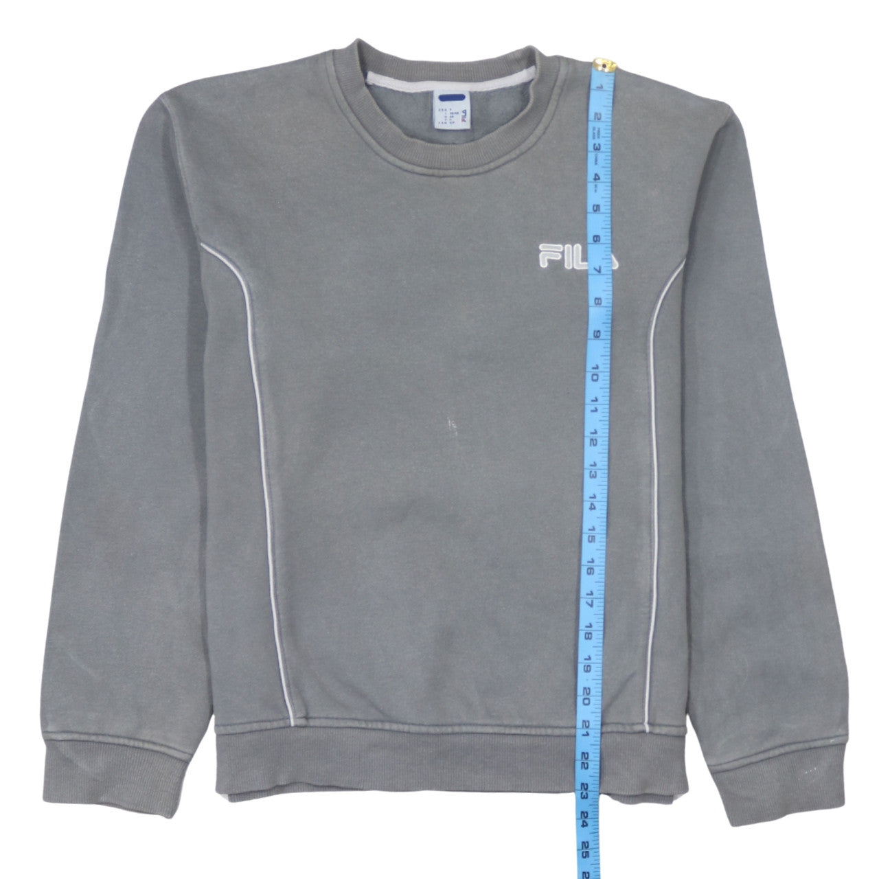 FILA Men's Grey Crew Neck Sweatshirt Size S Casual Pullover