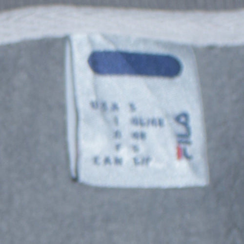 FILA Men's Grey Crew Neck Sweatshirt Size S Casual Pullover
