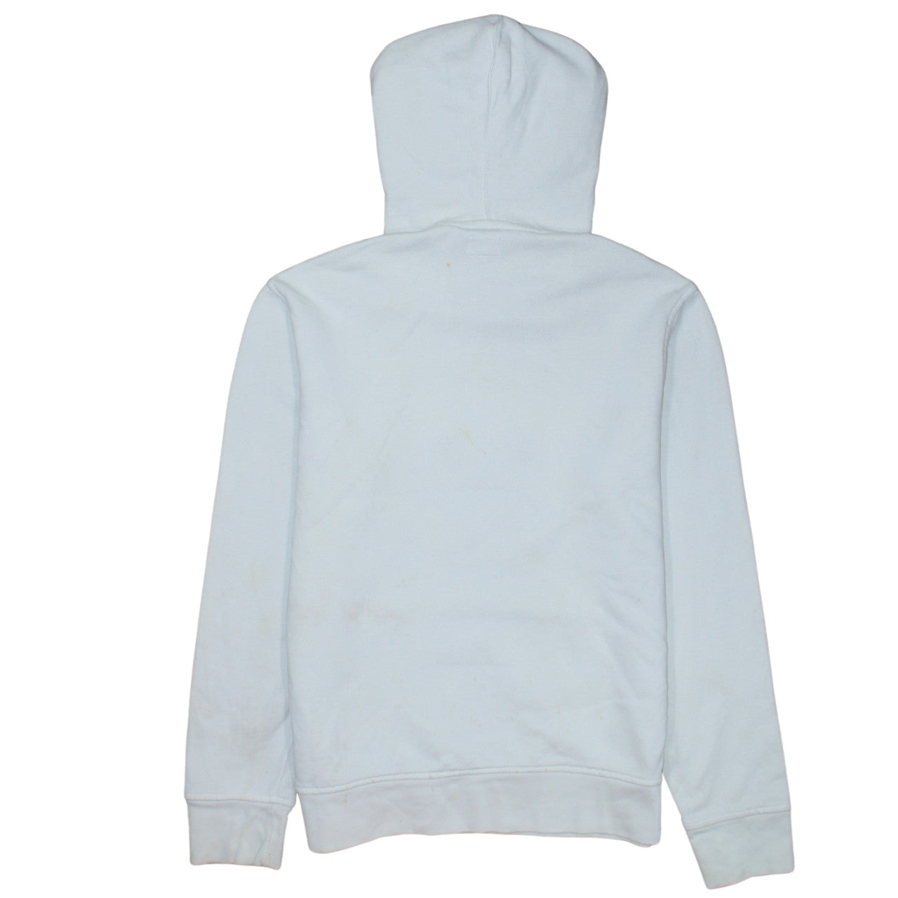 Levi's Womens White Small Logo Pullover Hoodie Sweatshirt