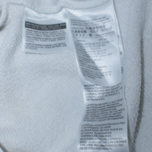 Levi's Womens White Small Logo Pullover Hoodie Sweatshirt