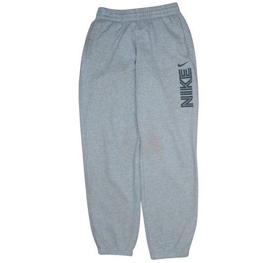 Nike Men's Grey Fleece Sweatpants M Regular Fit Comfort Casual