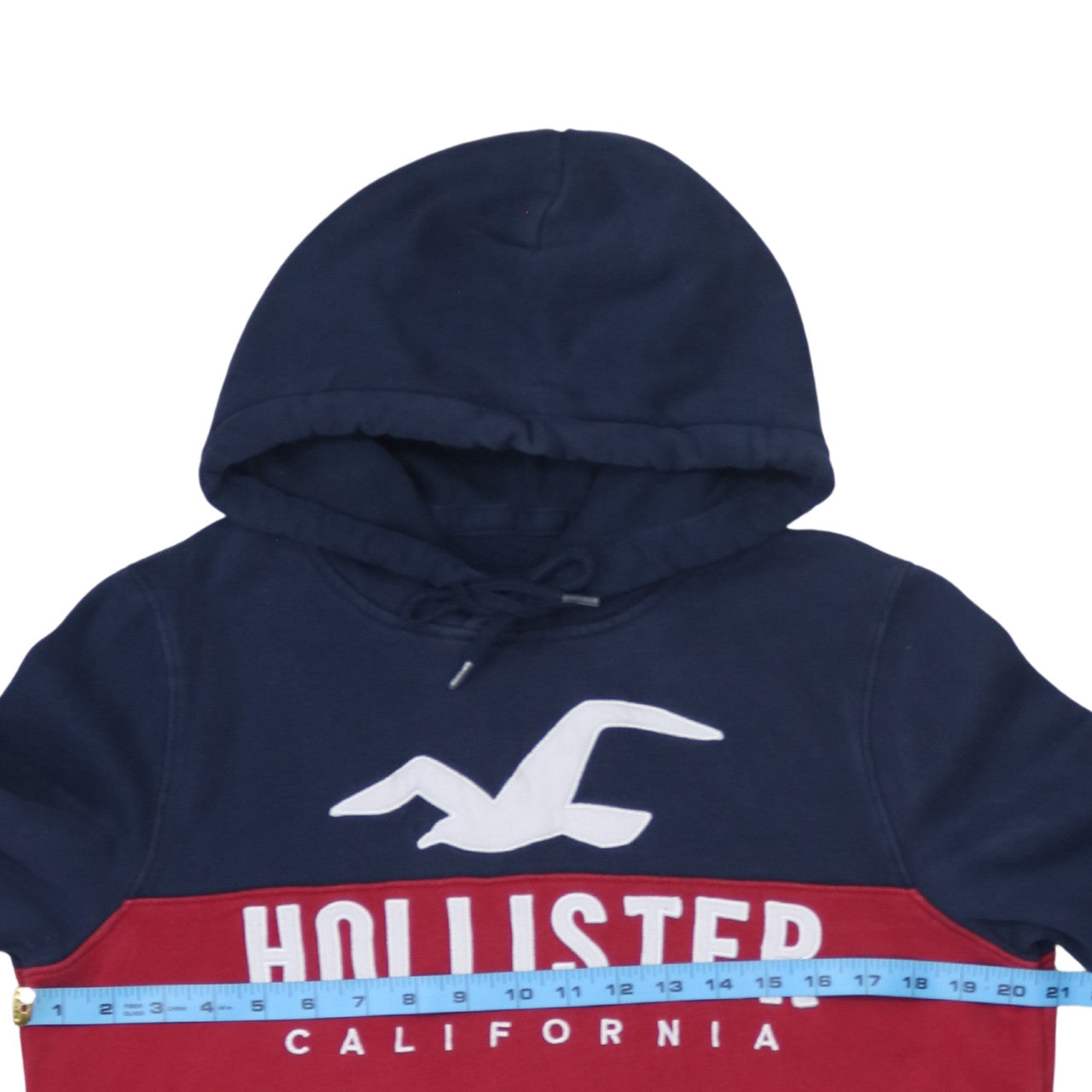 Hollister Men’s Multicoloured Pullover Hoodie S Logo Fleece