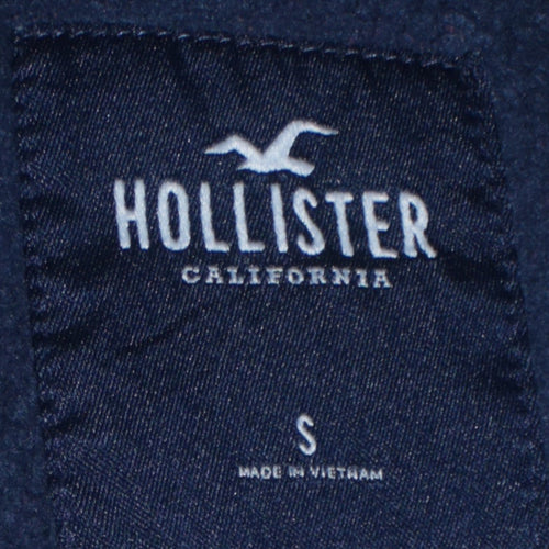 Hollister Men’s Multicoloured Pullover Hoodie S Logo Fleece