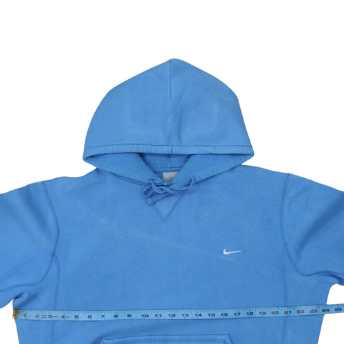 Nike Men's Blue Pullover Hoodie M Fleece Sportswear Sweatshirt