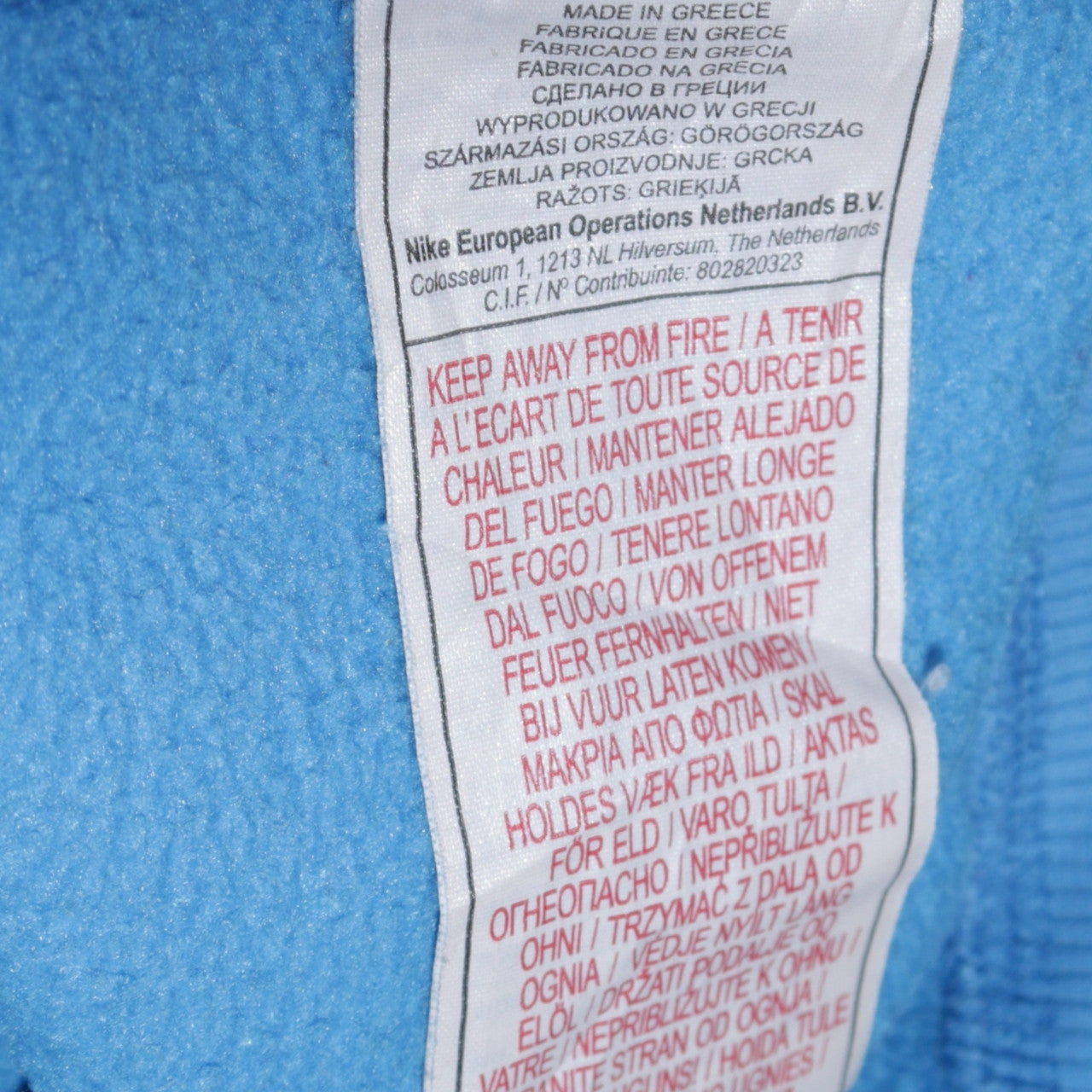 Nike Men's Blue Pullover Hoodie M Fleece Sportswear Sweatshirt