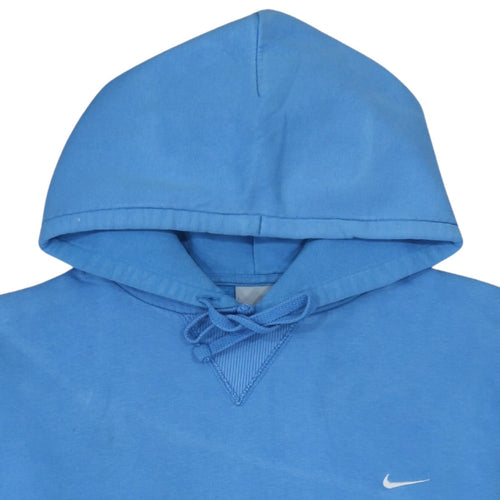 Nike Men's Blue Pullover Hoodie M Fleece Sportswear Sweatshirt