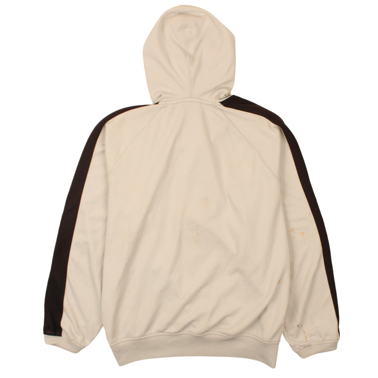 Nike Men's Beige Pullover Hoodie Size M Fleece Logo Sportswear