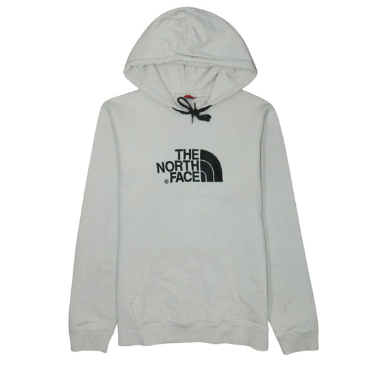 The North Face Womens White Cotton Pullover Hoodie L
