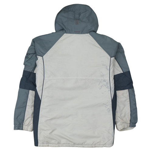 Columbia Men Grey Waterproof Hooded Parka Jacket L