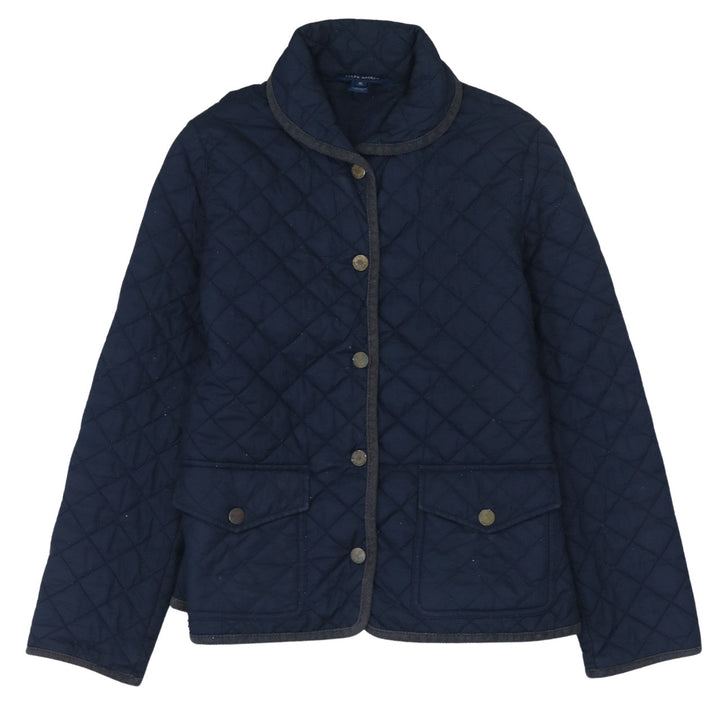 Ralph Lauren Girls Blue Quilted Mid-Length Jacket Size 16 Years