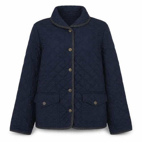 Ralph Lauren Girls Blue Quilted Mid-Length Jacket Size 16 Years
