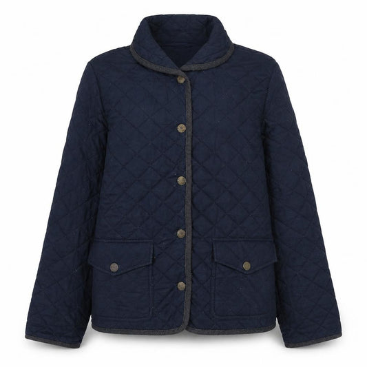 Ralph Lauren Girls Blue Quilted Mid-Length Jacket Size 16 Years