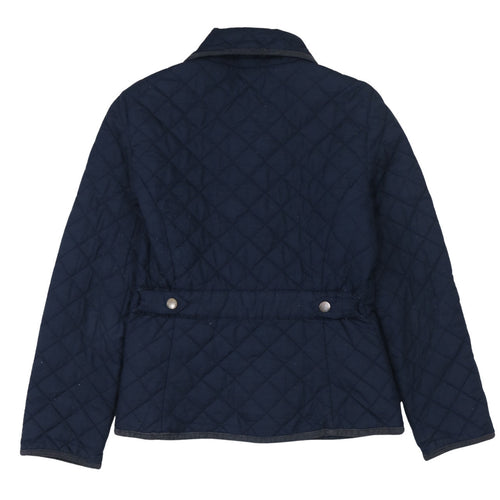 Ralph Lauren Girls Blue Quilted Mid-Length Jacket Size 16 Years